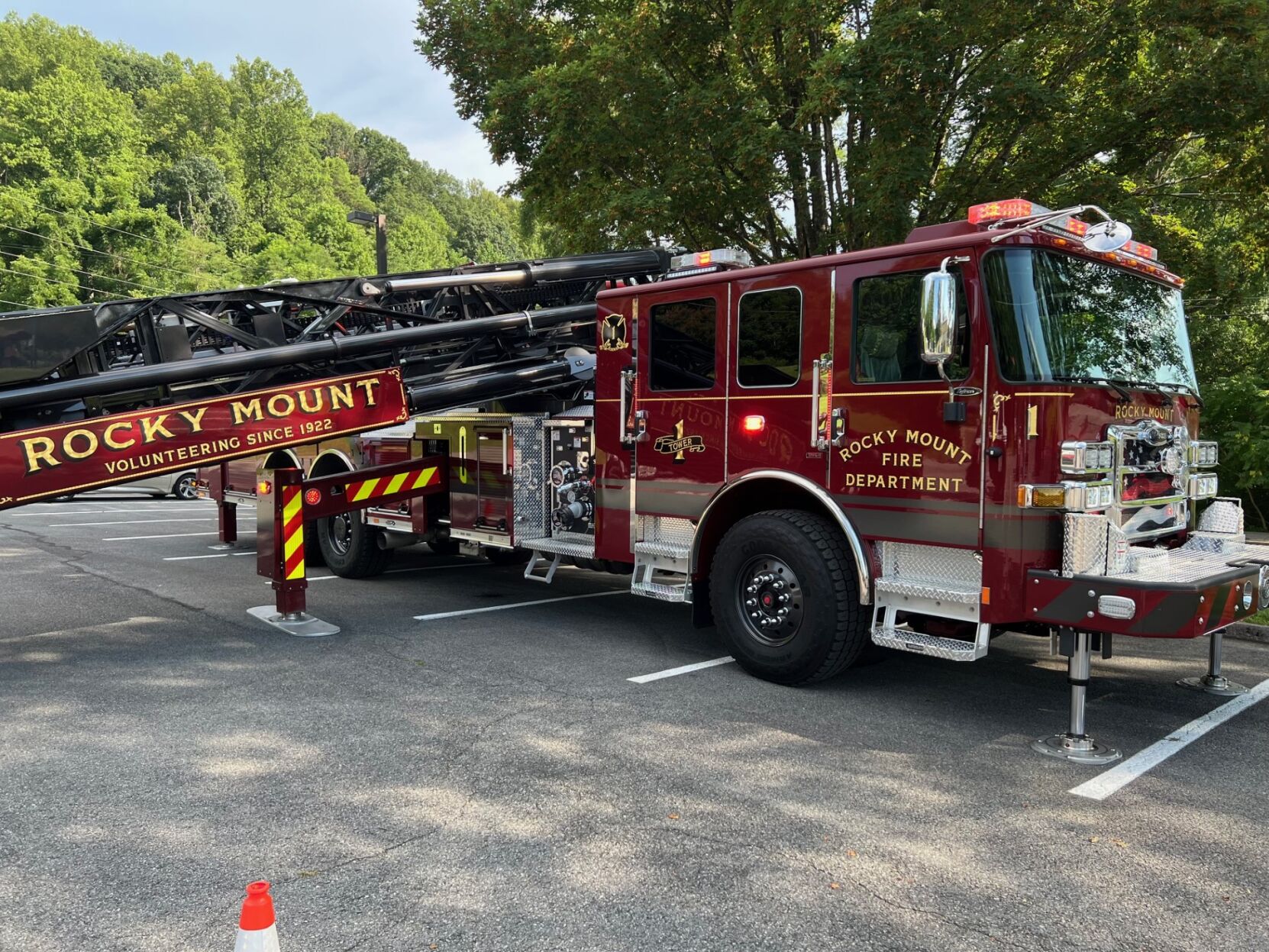 Rocky Mount Fire Department fire truck